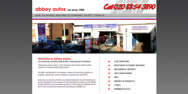 An MOT Garage based in Woolwich