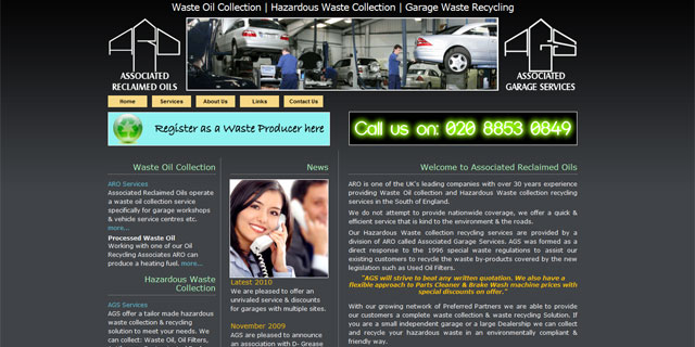 A Waste oil collection company