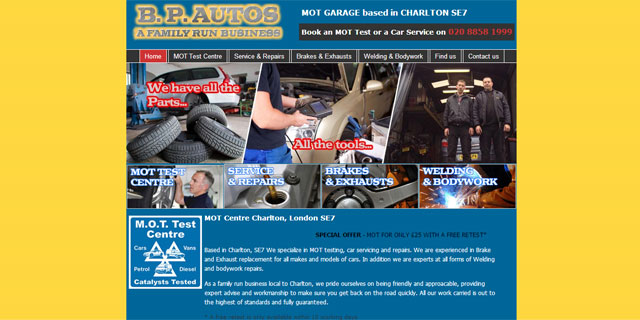 An MOT Garage based in Charlton