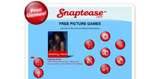 An online picture games website