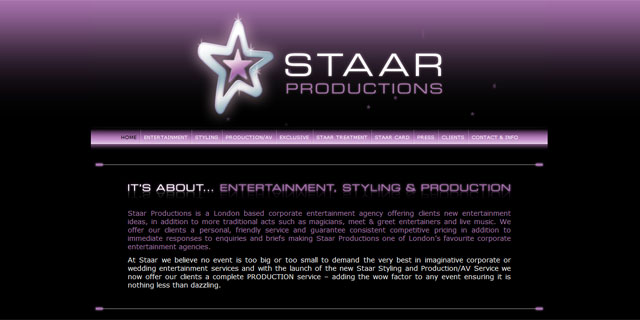 An entertainment event management company