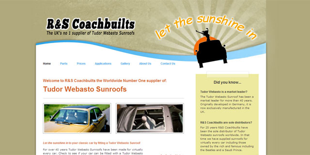 The World famous 'Webasto' sunroof company